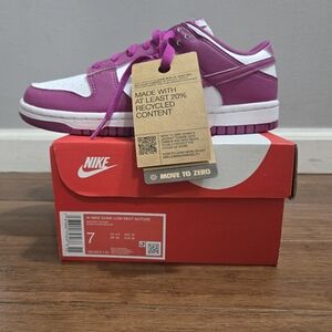 NWT Nike Dunk Low Fuchsia